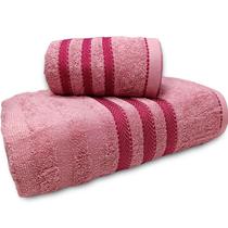 Jogo de Banho Corttex Asti Jacquard Alta Absorção Toalha 100% Algodão Macia Grossa Kit 2 Peças Jogo de Banho Corttex Asti Jacquard Alta Absorção Toalha 100% Algodão Macia Grossa Kit 2 Peças
