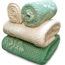 Jogo de Banho Corttex Dahlia Jacquard Alta Absorção Toalha Algodão Pré-Lavada Pré-Encolhida 4 Pçs