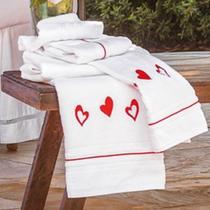 Jogo De Banho Desire 5 Peças 200 Fios 100% Algodão Love