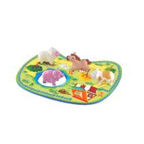 Jogo de Banho do Neném Fazendinha - Brinquedo Infantil para Bebês - Animais Fofinhos - Diversão - Menino e Menina - Casa Moah Barretos Lider Brinquedos