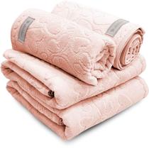 Jogo De Banho Dohler Romance Macia Algodão Aveludada 4 Peças Coração Borboleta Jogo De Banho Dohler Romance Macia Algodão Aveludada 4 Peças Coração Borboleta