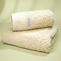 Jogo de Banho e Rosto Buddemeyer Floralis Extra Soft 2 Peças 100% Algodão Alta absorção Macia Grande Cor:Marfim 3207 Jogo de Banho e Rosto Buddemeyer Floralis Extra Soft 2 Peças 100% Algodão Alta absorção Macia Grande Cor:Marfim 3207