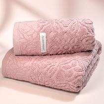 Jogo de Banho e Rosto Buddemeyer Floralis Extra Soft 2 Peças 100% Algodão Alta absorção Macia Grande Cor:Rosa 1354 Jogo de Banho e Rosto Buddemeyer Floralis Extra Soft 2 Peças 100% Algodão Alta absorção Macia Grande Cor:Rosa 1354