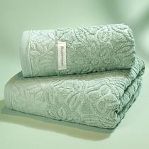 Jogo de Banho e Rosto Buddemeyer Floralis Extra Soft 2 Peças 100% Algodão Alta absorção Macia Grande Cor:Verde 1998 Jogo de Banho e Rosto Buddemeyer Floralis Extra Soft 2 Peças 100% Algodão Alta absorção Macia Grande Cor:Verde 1998