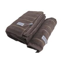 Jogo de Banho Flow - CavHome - Jacquard Fio Penteado 2 Pçs 100% Algodão Super Maciez