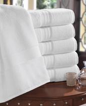 Jogo De Banho Gigante 05 Pçs 100% Alg Egípcio Platine Branco Jogo De Banho Gigante 05 Pçs 100% Alg Egípcio Platine Branco