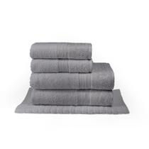 Jogo De Banho Gigante 05 Pçs Algo Egípcio Renascença Cinza