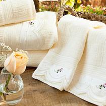 Jogo de Banho Gigante 05 Peças 230 Fios Acetinados Essenza Palha - Ruth Sanches