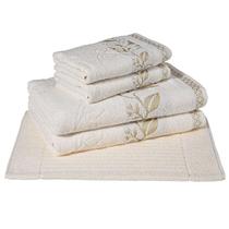 Jogo de Banho Gigante 05 Peças Cavhome 100% Algodão Lyon