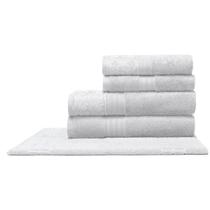 Jogo De Banho Gigante Buettner 5 Pçs Algodão Egípcio Nadine Cor Branco 1011