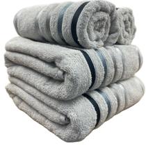 Jogo de Banho Karsten Lumina 4pçs 100% Algodão Penteado Fio Unika