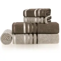 Jogo de Banho Karsten Lumina Felpudo Unika 5 Peças Cinza