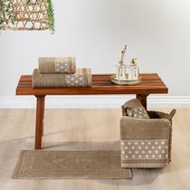 Jogo de Banho Petit Poá 05 Peças Fendi