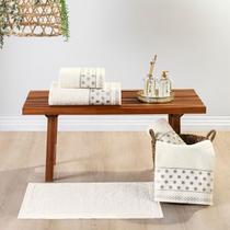 Jogo de Banho Petit Poá 05 Peças Pérola