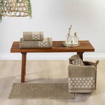 Jogo de Banho Petit Poa Algodão 5 Peças - Fendi