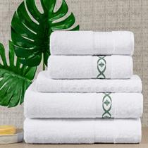 Jogo de Banho Tecido Egípcio 100% Algodão 05 Peças Dakar