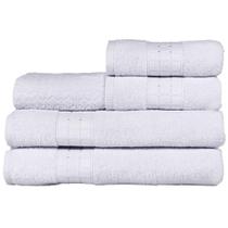 Jogo De Banho Toalhas Magic 100% Algodão 5 Peças - Branco