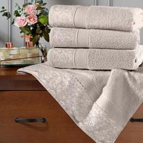 Jogo de Banho Toalhas Melody Renda Cris Buettner 5 Peças