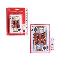 Jogo de Baralho 54 cartas 3 Dados Artsport