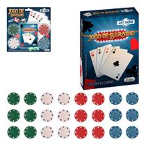 Jogo De Baralho Com Fichas Cartas Pocker Tranca