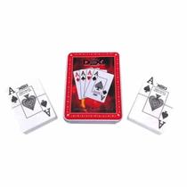 Jogo De Baralho (estojo Em Lata) - Pk.8088