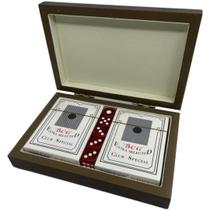 Jogo de Baralho Luxo em Linda e Elegante Caixa de Madeira Jogo de Baralho Luxo em Linda e Elegante Caixa de Madeira