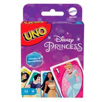 Jogo De Baralho Uno Disney Princesas 112 Cartas Mattel Ref: GYY69