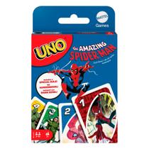 Jogo De Baralho Uno Spider-Man 112 Cartas Mattel Ref: HXY08