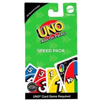 Jogo De Baralho Uno Velocidade Verde Claro Acessível Daltonismo 16 Cartas Mattel Ref: JCV57