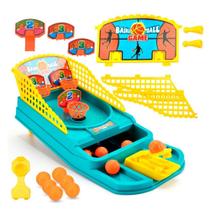 Jogo De Basquete Com Lançador, Tabela E Cestas Lotus