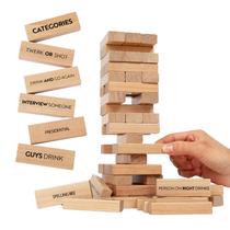 Jogo de beber Buzzed Blocks Adult com 54 blocos e comandos