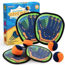 Jogo de Beisebol Toss and Catch Qrooper para Crianças - Brincadeira ao Ar Livre