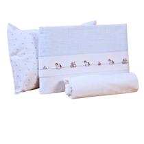 Jogo De Berço Americano Papi 03 Pçs Cavalinho 1,30 x 0,70cm