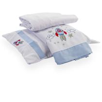 Jogo de Berço Bordado Foguete - Catran