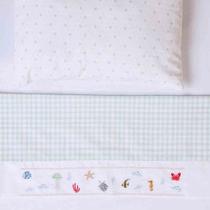 Jogo de berco bordados papi tamanho americano contem 03 pecas 4933