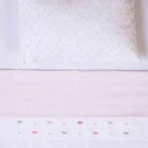 Jogo de berco bordados papi tamanho americano contem 03 pecas 4933