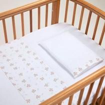 Jogo de berco estampado papi baby tam americano 03 pecas 4673185 papi