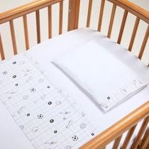 Jogo de berco estampado papi baby tam americano 03 pecas 4673185 papi