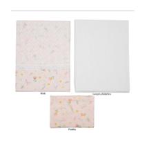 Jogo De Berço Papi Compose Tamanho Americano Com Vira Contem 03 Peças