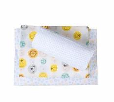 Jogo de berço tamanho americano estampado 3 peças