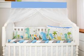 Jogo de berço trançado baby dino preço baixo 10 peças