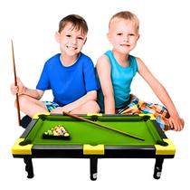 Jogo De Bilhar Criança Completo Mini Mesa De Sinuca Infantil