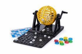 Jogo de Bingo 90 Números Com Globo 12 Cartelas Sorteador Jogo de Bingo 90 Números Com Globo 12 Cartelas Sorteador