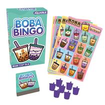 Jogo de bingo AQUARIUS Boba Bingo Family com 18 cartas de 2 a 18 jogadores