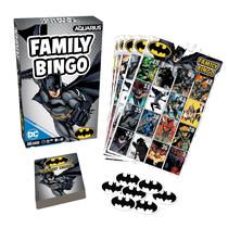 Jogo de bingo AQUARIUS DC Comics Batman Family para crianças maiores de 8 anos Jogo de bingo AQUARIUS DC Comics Batman Family para crianças maiores de 8 anos