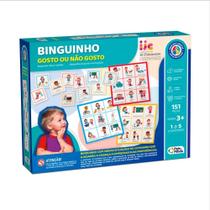 Jogo de Bingo Binguinho Gosto ou Não Gosto