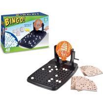 Jogo De Bingo com 48 Cartelas e Globo Giratório - Nig Brinquedos