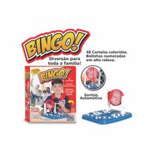 Jogo de Bingo com 48 Cartelas Lugo Brinquedos Presente Familia Infantil Diversão