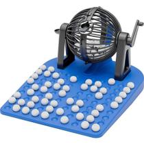 Jogo de Bingo Globo Giratório 50 Cartelas 90 Números GGB Plast Jogo de Bingo Globo Giratório 50 Cartelas 90 Números GGB Plast