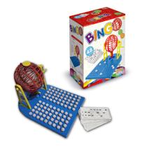 Jogo de Bingo Infantil Brinquedo 88 Bolinhas 48 Cartelas Cód. 1845